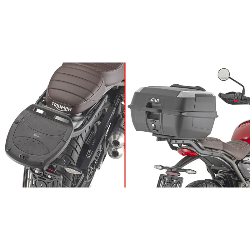 GIVI SUPPORT TOP CASE MONOLOCK TRIUMPH SCRAMBLER 400 X / SPEED 400 (SR6424)