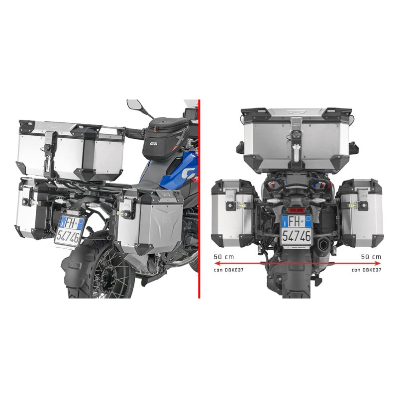 GIVI SUP VALISE MONOKEY OBKN/OBKE BMW 1300 GS (PLO5143CAM)