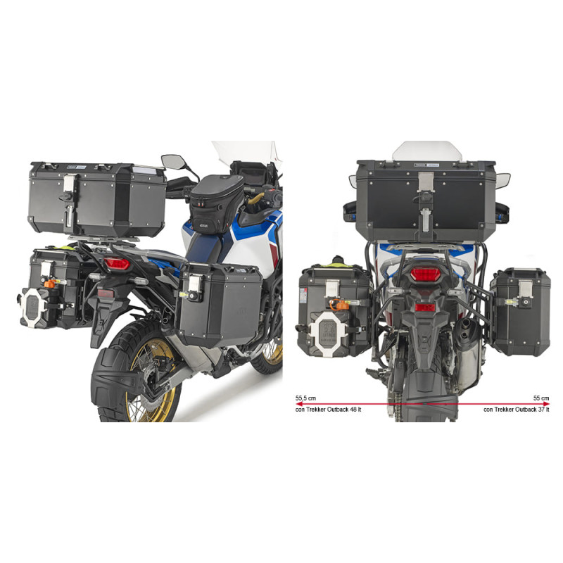 GIVI SUP VALISE MONOKEY OBK HONDA CRF1100L AFRICA TWIN / ADV SPORT (PLO1178CAM)