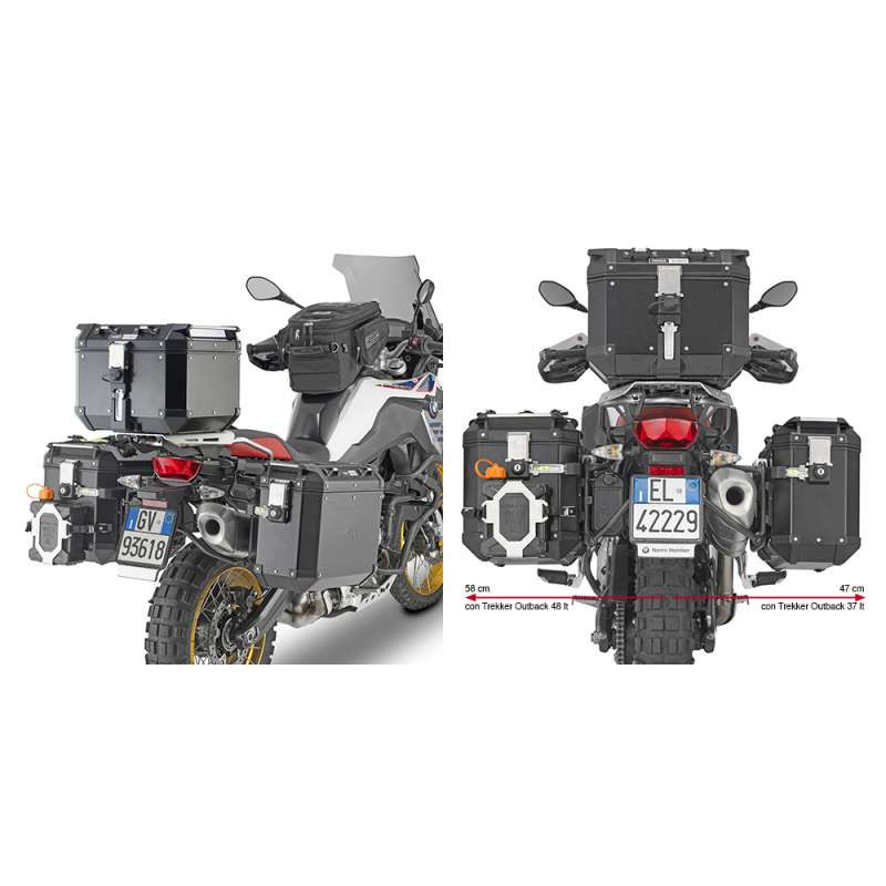 GIVI SUP VALISE MONOKEY OUTBACK BMW F750/850GS/850GS ADV 18 / F900GS ADV /F800GS (PL5127CAM)