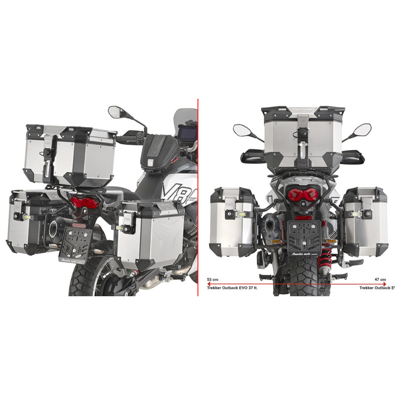GIVI SUP VALISE MONOKEY OUTBACK  MOTOGUZZI V85TT (PLO8209CAM)