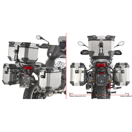 GIVI SUP VALISE MONOKEY OUTBACK  MOTOGUZZI V85TT (PLO8209CAM)