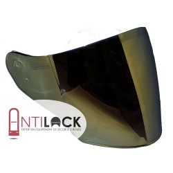 HJC VISIÈRE ECRAN MIROIR IRIDIUM OR GOLD POUR  FG JET - IS 33 II