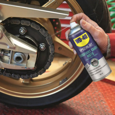 WD40 LUBRIFIANT CHAINE 400ML INCOLORE