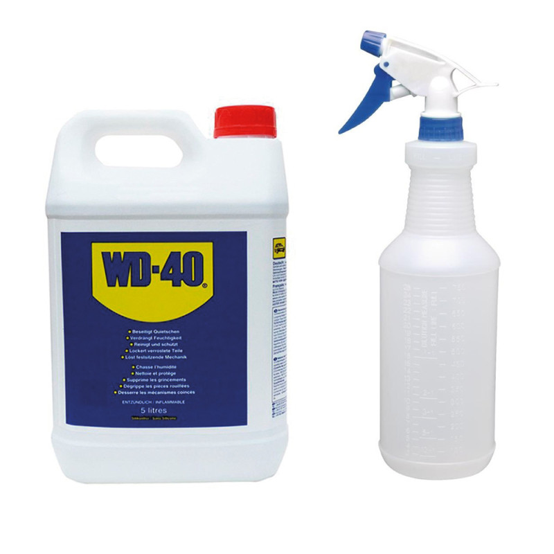 WD40 MULTI FONCTIONS 5L + SPRAYCD817 OFFERT