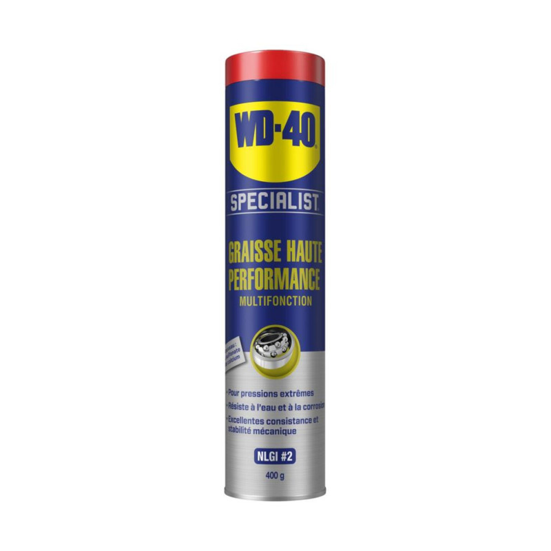 WD40 GRAISSE HAUTE PERFORMANCE MULTIFONCTION CARTOUCHE 400GR