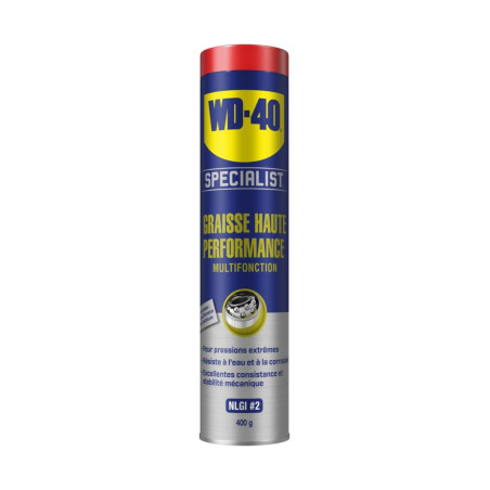 WD40 GRAISSE HAUTE PERFORMANCE MULTIFONCTION CARTOUCHE 400GR
