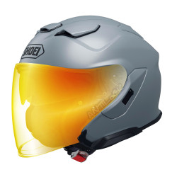 SHOEI J-CRUISE 3 AVEC VISIÈRE MIROIR OR ROUGE