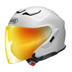 SHOEI J-CRUISE 3 AVEC VISIÈRE MIROIR OR ROUGE