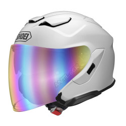 SHOEI J-CRUISE 3 AVEC VISIÈRE MIROIR ARC EN CIEL