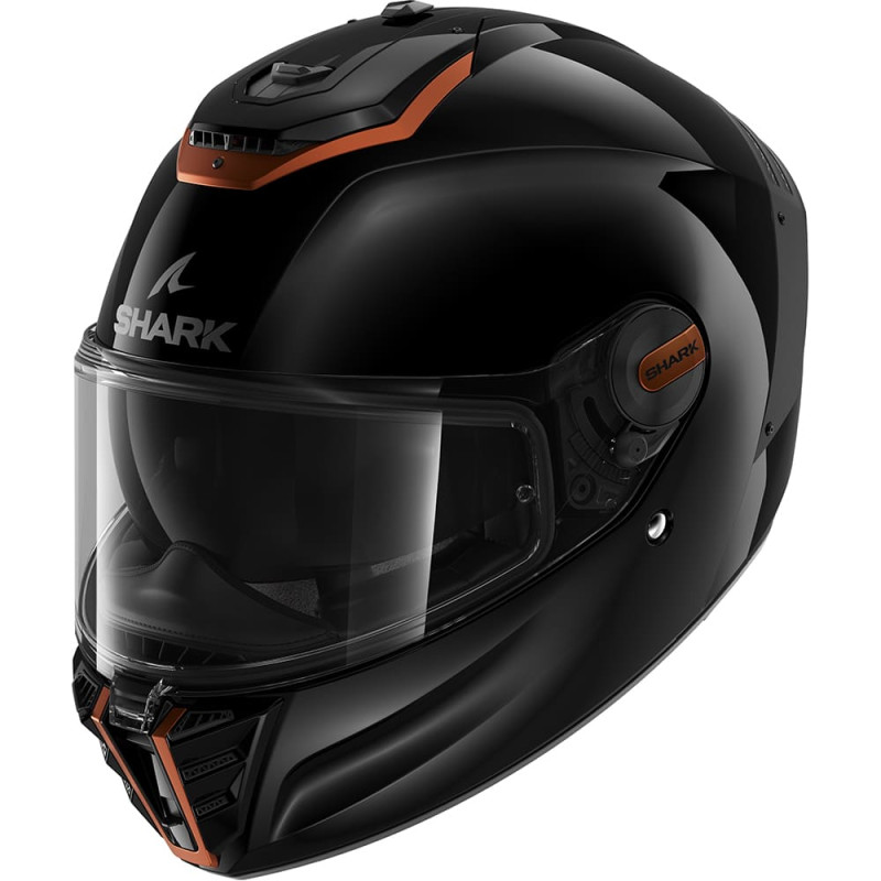 SHARK SPARTAN RS BLANK SP - NOIR/MARRON