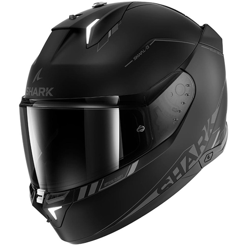 SHARK SKWAL i3 BLANK SP MAT - ANTHRACITE/NOIR