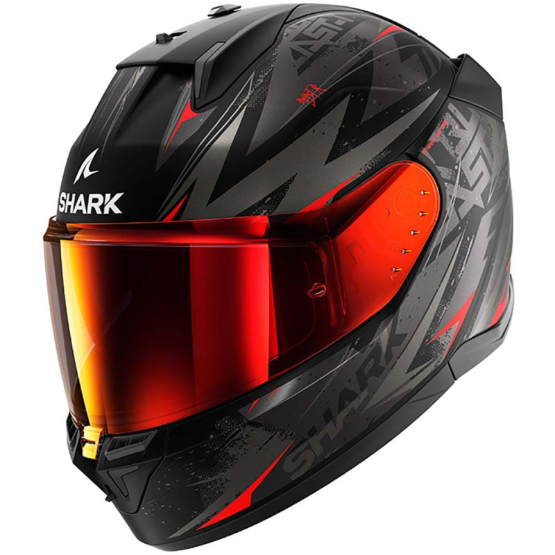 SHARK D-SKWAL 3 BLAST-R MAT - ANTHRACITE/NOIR/ROUGE