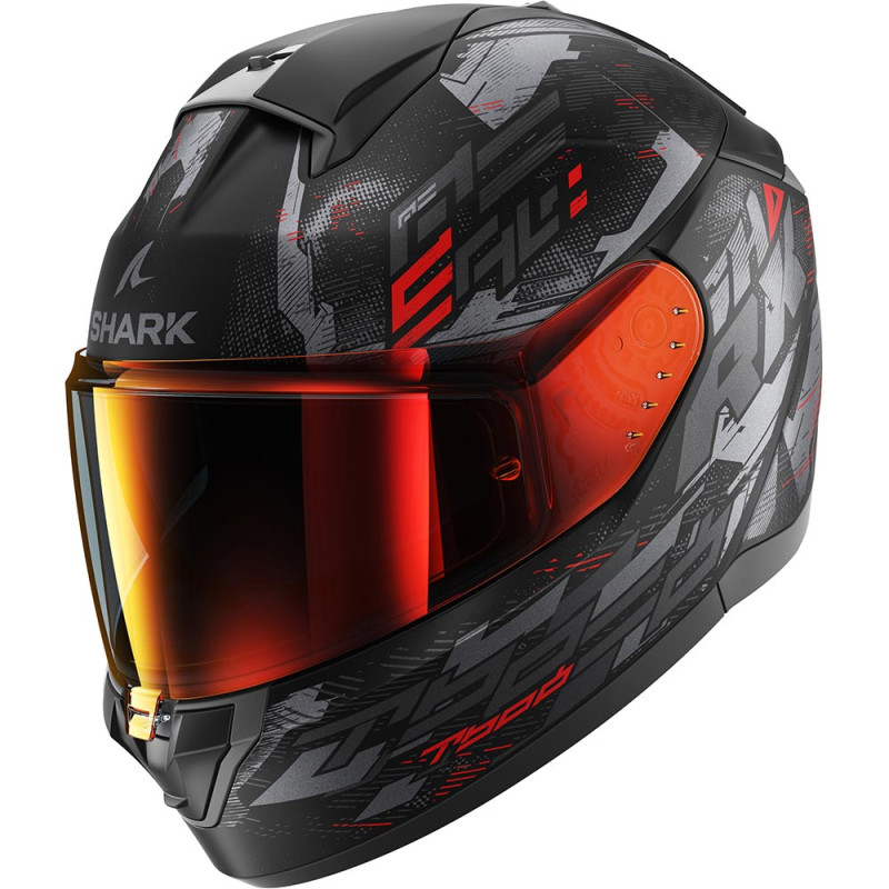 SHARK RIDILL 2 MOLOKAI MAT - ANTHRACITE/NOIR/ROUGE