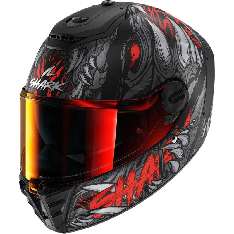SHARK SPARTAN RS SHAYTAN MAT - NOIR/ROUGE