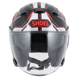 SHOEI J-CRUISE 3 WHIZZY AVEC VISIÈRE MIROIR OR ROUGE