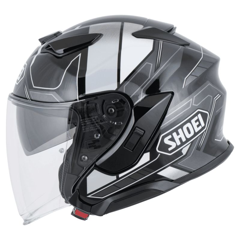 SHOEI J-CRUISE 3 WHIZZY AVEC VISIÈRE MIROIR IRIDIUM