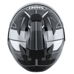 SHOEI J-CRUISE 3 WHIZZY AVEC VISIÈRE MIROIR BLEU