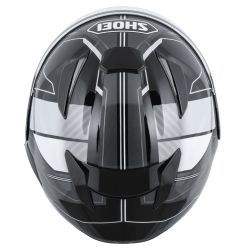 SHOEI J-CRUISE 3 WHIZZY AVEC VISIÈRE MIROIR BLEU