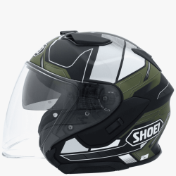 SHOEI J-CRUISE 3 WHIZZY AVEC VISIÈRE MIROIR BLEU