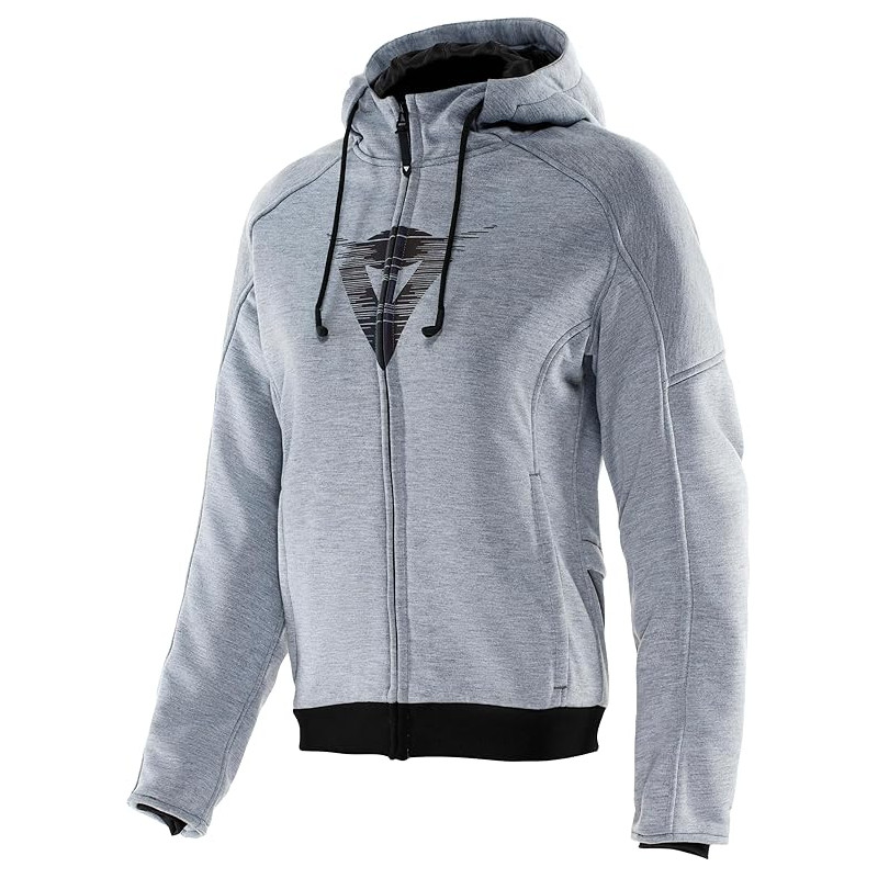 DAINESE HOODIE DAEMON-X SAFETY FULL ZIP WOMEN - GRIS