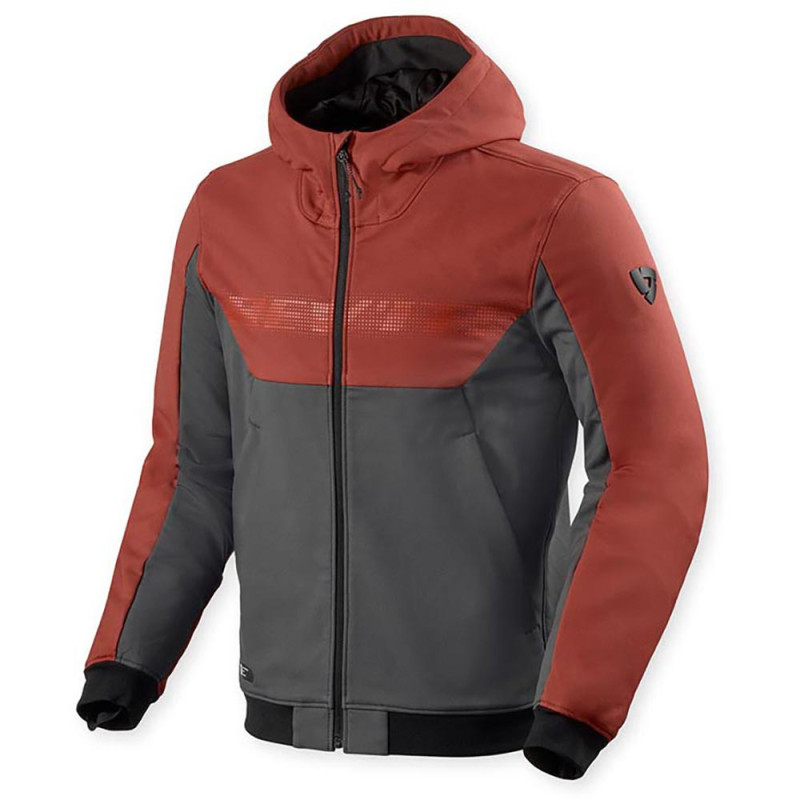 REV'IT SWEAT PARABOLICA 2 - GRIS/ROUGE