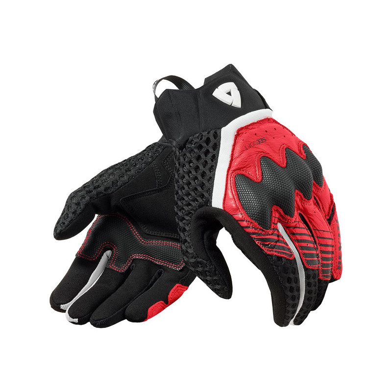 REV'IT GANTS VELOZ - NOIR/ROUGE