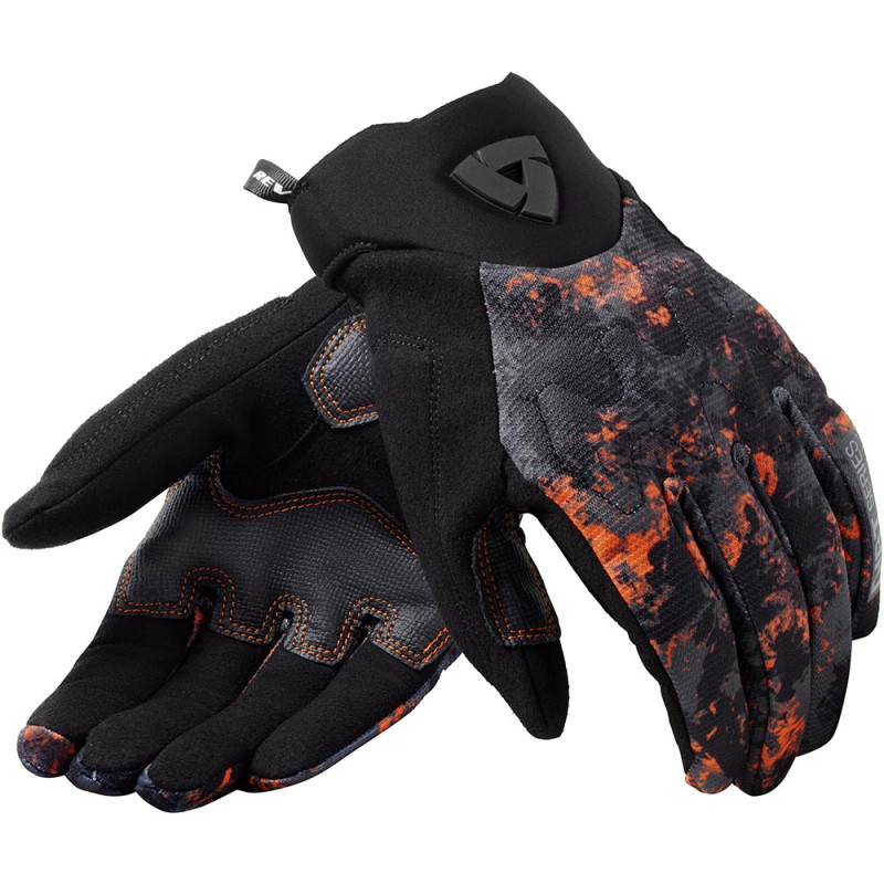 REV'IT GANTS CONTINENT WINDBLOCKER - NOIR/ORANGE