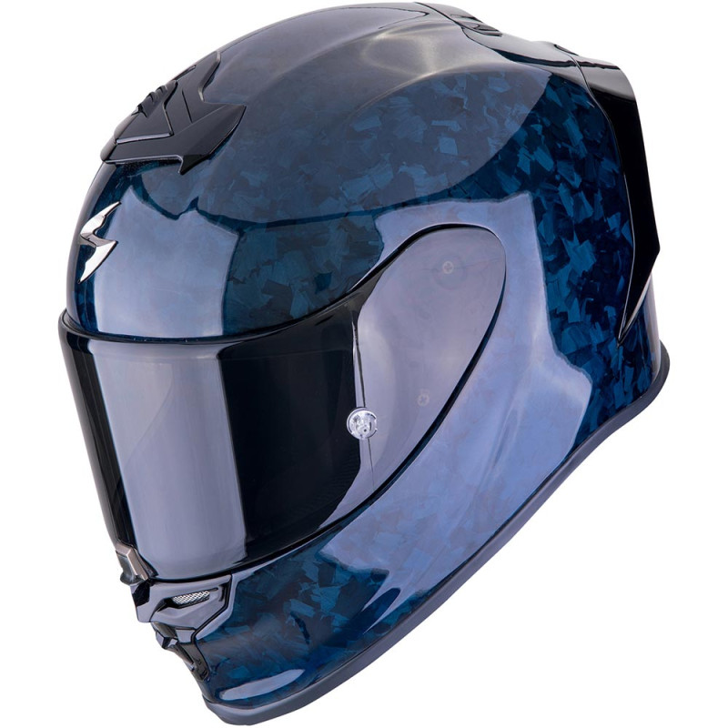SCORPION EXO-R1 EVO ONYX CARBON AIR SOLID - BLEU
