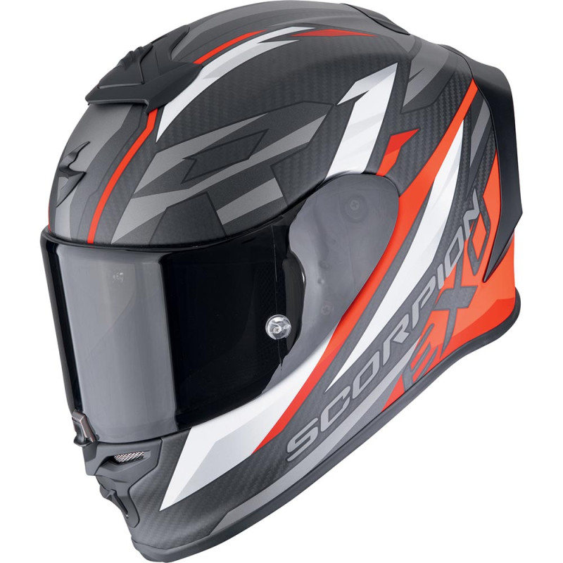 SCORPION EXO-R1 EVO CARBON AIR RUNNER MAT - NOIR/ROUGE