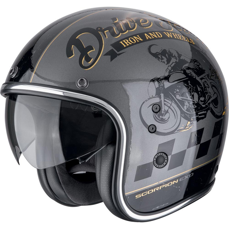 SCORPION BELFAST EVO DRIVE FAST - NOIR/ARGENT/OR