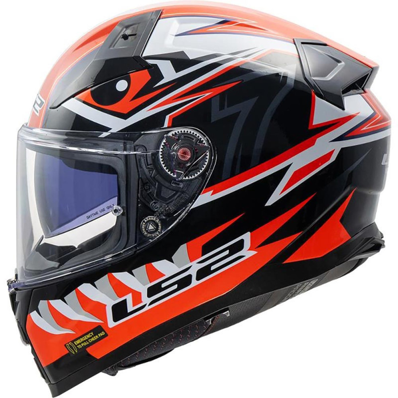 LS2 FF811 VECTOR II BUNTRI - NOIR/ROUGE