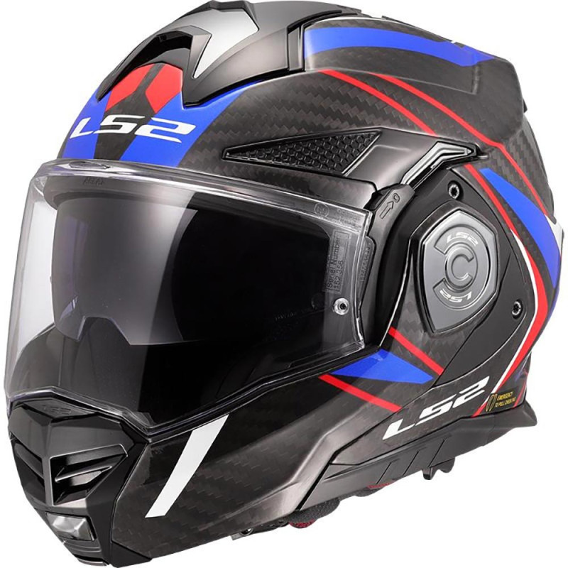 LS2 FF901 ADVANT X CARBON FUTURE II - BLANC/BLEU