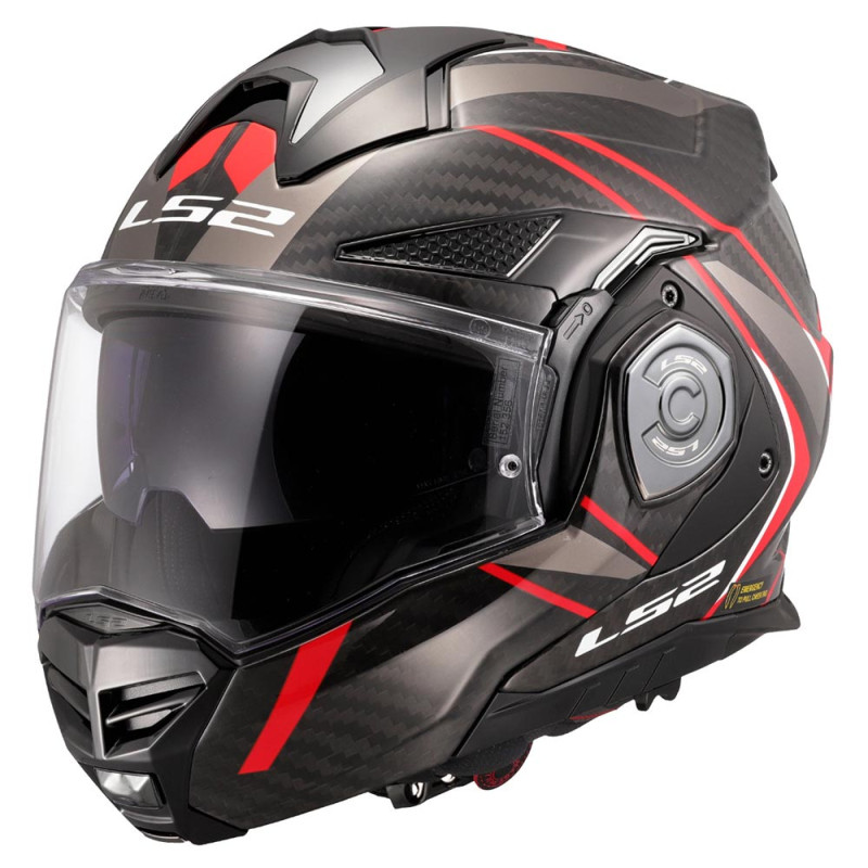 LS2 FF901 ADVANT X CARBON FUTURE II - ROUGE