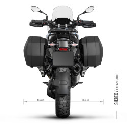 SHAD SUPPORT VALISES LATÉRALES 3P SYSTEM HYOSUNG GV 125 AQUILA (H0GV18IF)
