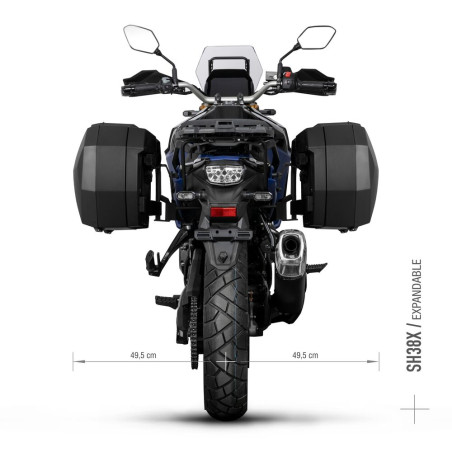 SHAD SUPPORT VALISES LATÉRALES 3P SYSTEM SUZUKI V-STROM 800 DE (S0VS83IF)