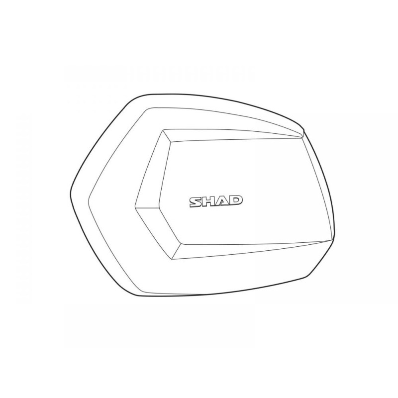 SHAD COUVERCLE GAUCHE SH35 ALUMINIUM (D1B35TLR)