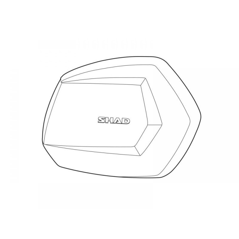 SHAD COUVERCLE DROIT SH35 ALUMINIUM (D1B35TRR)