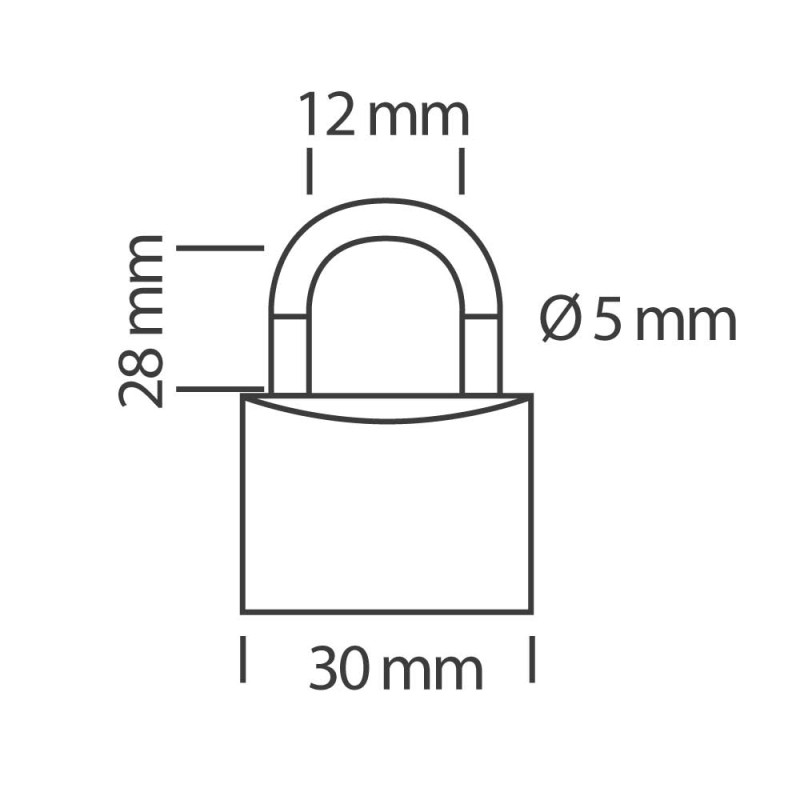 STAR LOCKS CADENAS À COMBINAISON 3 CHIFFRES 41MM