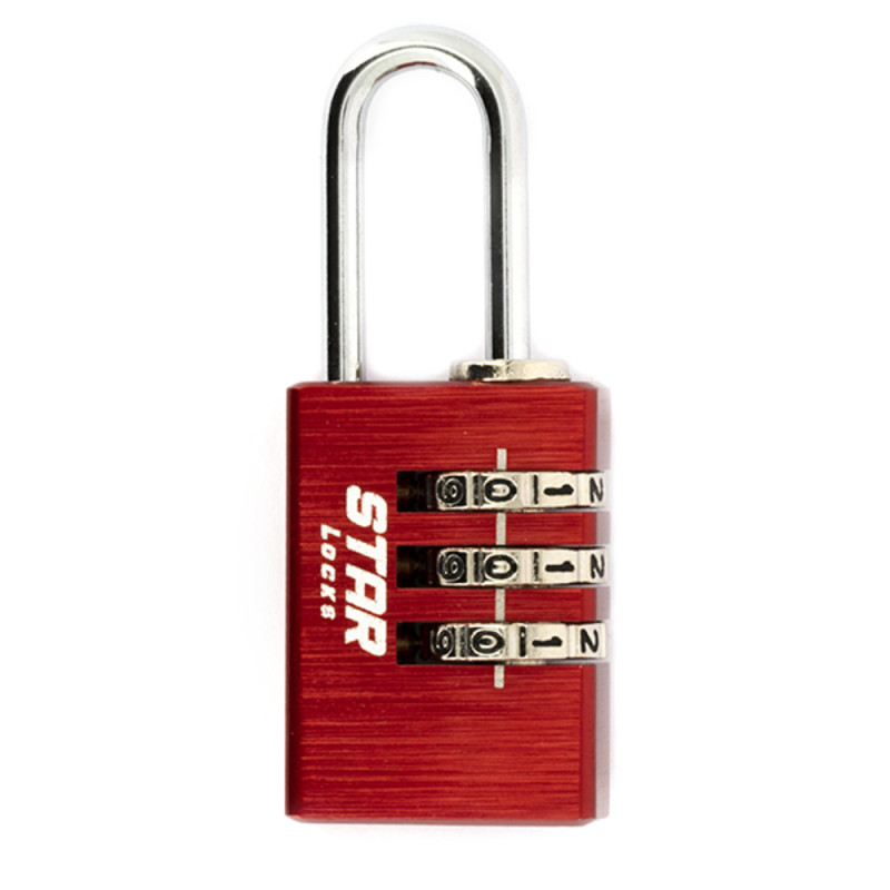 STAR LOCKS CADENAS À COMBINAISON 3 CHIFFRES 31MM