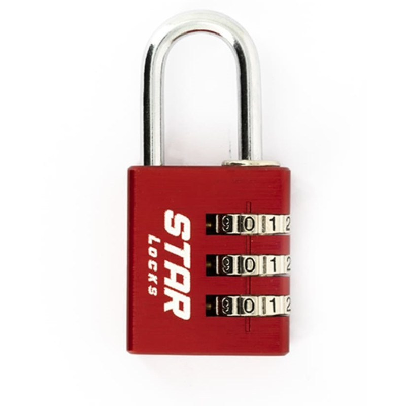 STAR LOCKS CADENAS À COMBINAISON 3 CHIFFRES 36MM