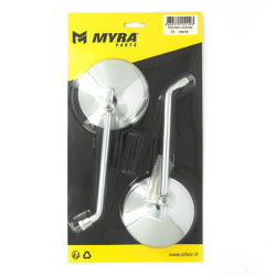 MYRA PAIRE DE RÉTROVISEURS RONDS UNIVERSELS M10