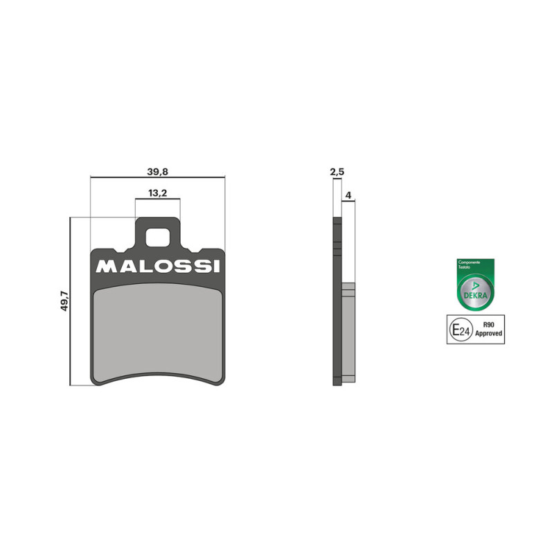 MALOSSI PLAQUETTES DE FREIN 6215007BB