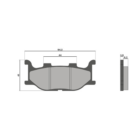 MALOSSI PLAQUETTES DE FREIN 6215029BB