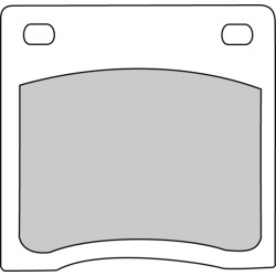 FERODO PLAQUETTES DE FREIN SEMI-MÉTAL PLATINIUM FDB151P