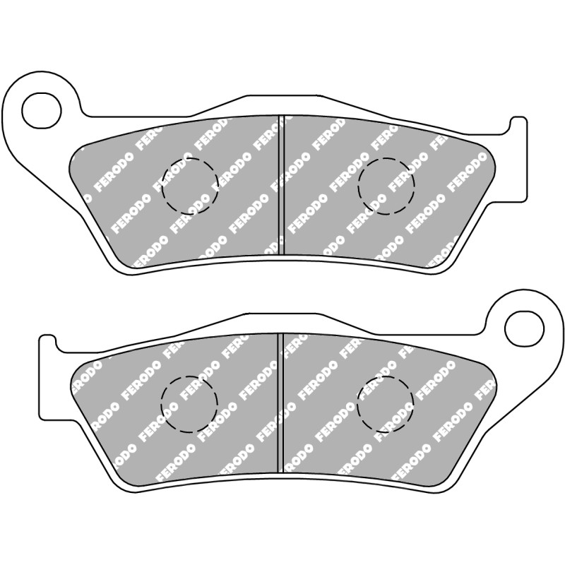 FERODO PLAQUETTES DE FREIN SEMI-MÉTAL ÉCO FRICTION FDB2018EF