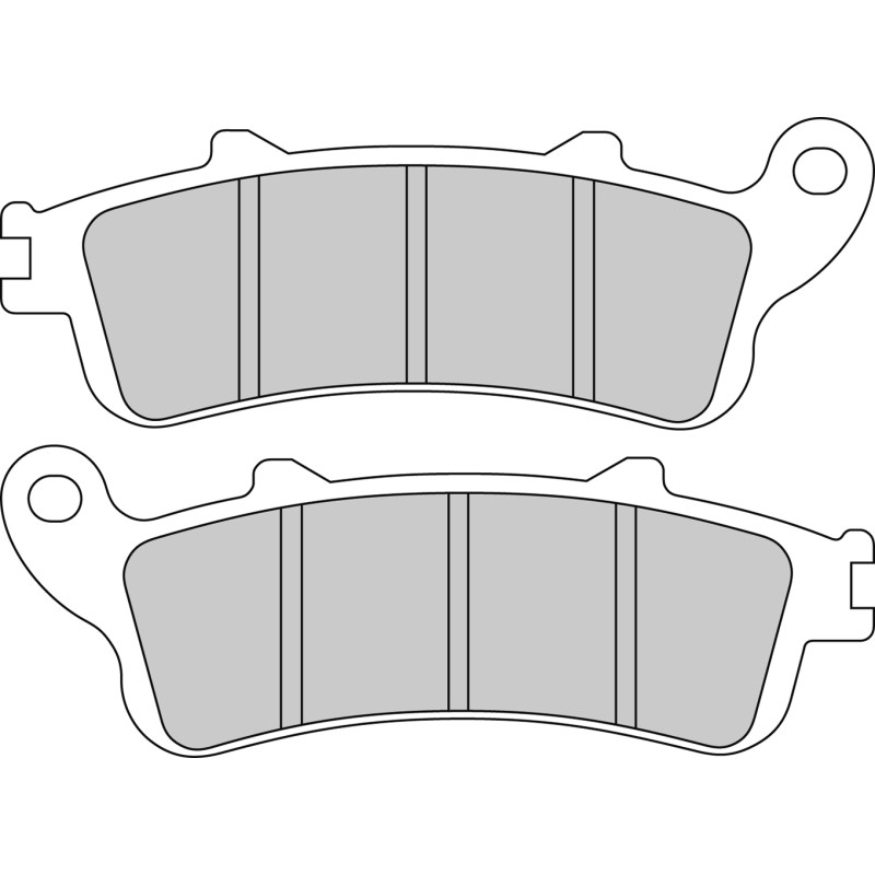 FERODO PLAQUETTES DE FREIN SEMI-MÉTAL ÉCO FRICTION FDB2075EF