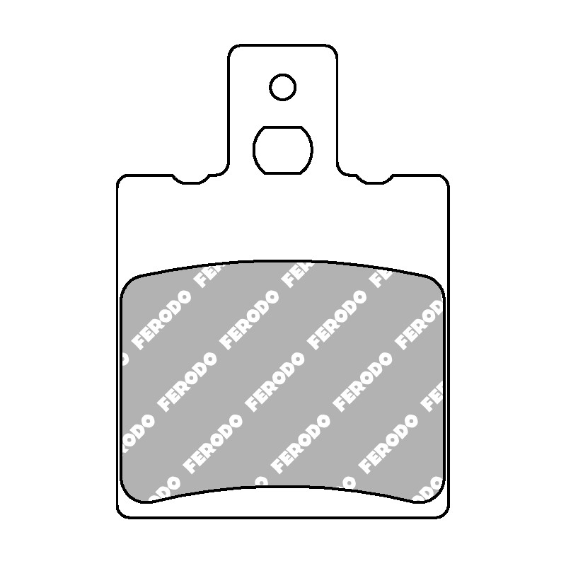 FERODO PLAQUETTES DE FREIN SEMI-MÉTAL ARGENTO FDB2081AG