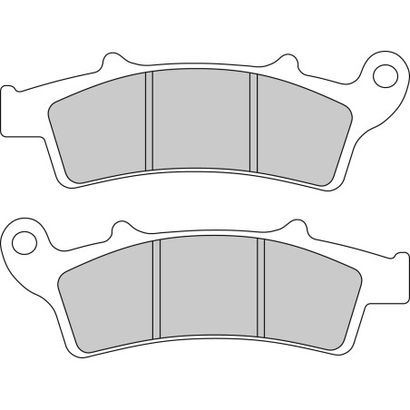 FERODO PLAQUETTES DE FREIN SEMI-MÉTAL ARGENTO FDB2105AG