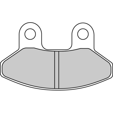 FERODO PLAQUETTES DE FREIN SEMI-MÉTAL ÉCO FRICTION FDB2108EF